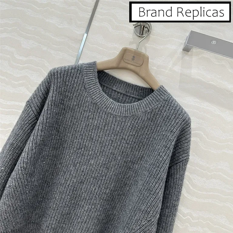 BC Crew-Neck Cashmere Sweater Grey